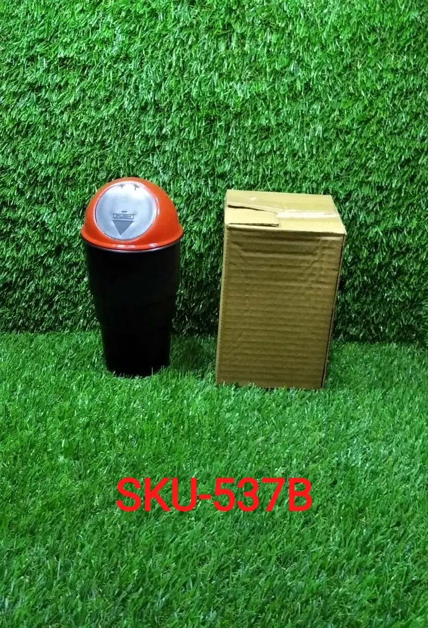 0537 B Car Dustbin widely used in many kinds of places like offices, household, cars, hospitals etc. for storing garbage and all rough stuffs.