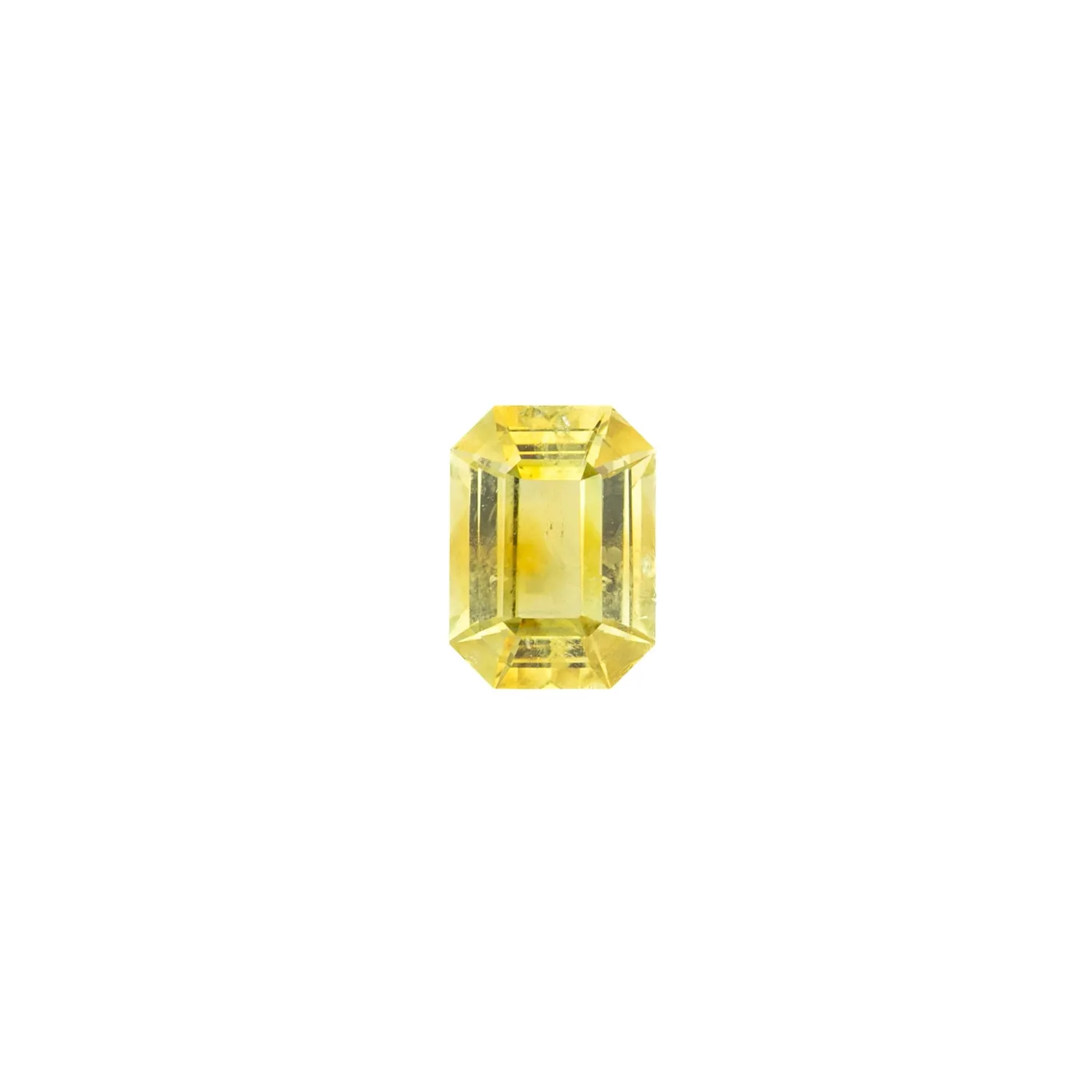 0.83ct Emerald Cut Yellow Montana Sapphire SF091