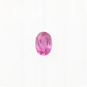 0.85ct Oval Cut Pink Sapphire