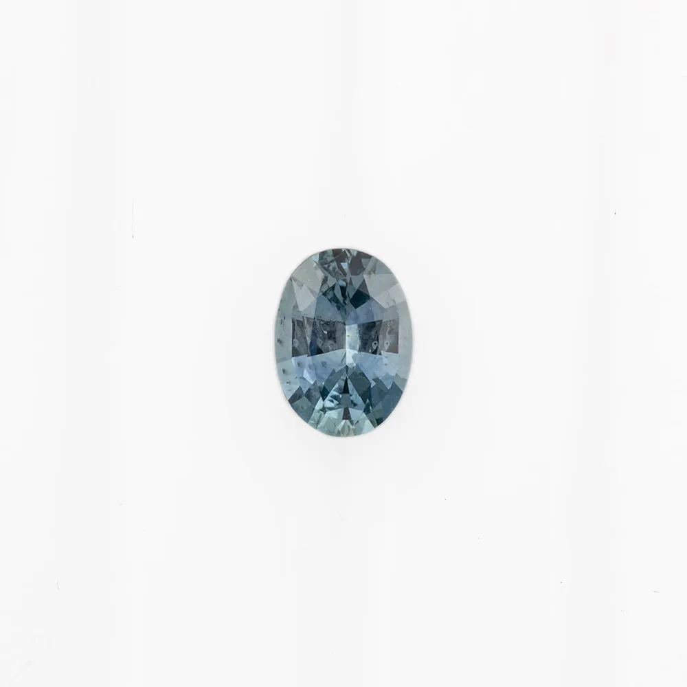 0.90ct Oval Cut Light Blue Montana Sapphire