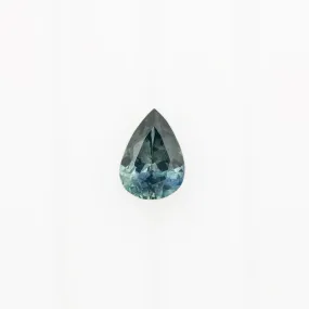 0.90ct Pear Cut Blue Green Montana Sapphire