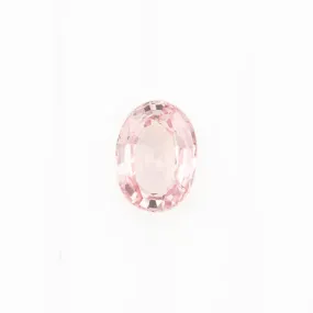 1.80ct Oval Cut Padparadscha Sapphire, Peach Color Madagascar Sapphire