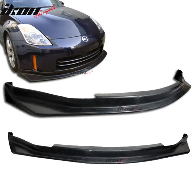 2006-2009 Nissan 350Z JDM N-S Front Bumper Lip Chin Spoiler PU Coupe