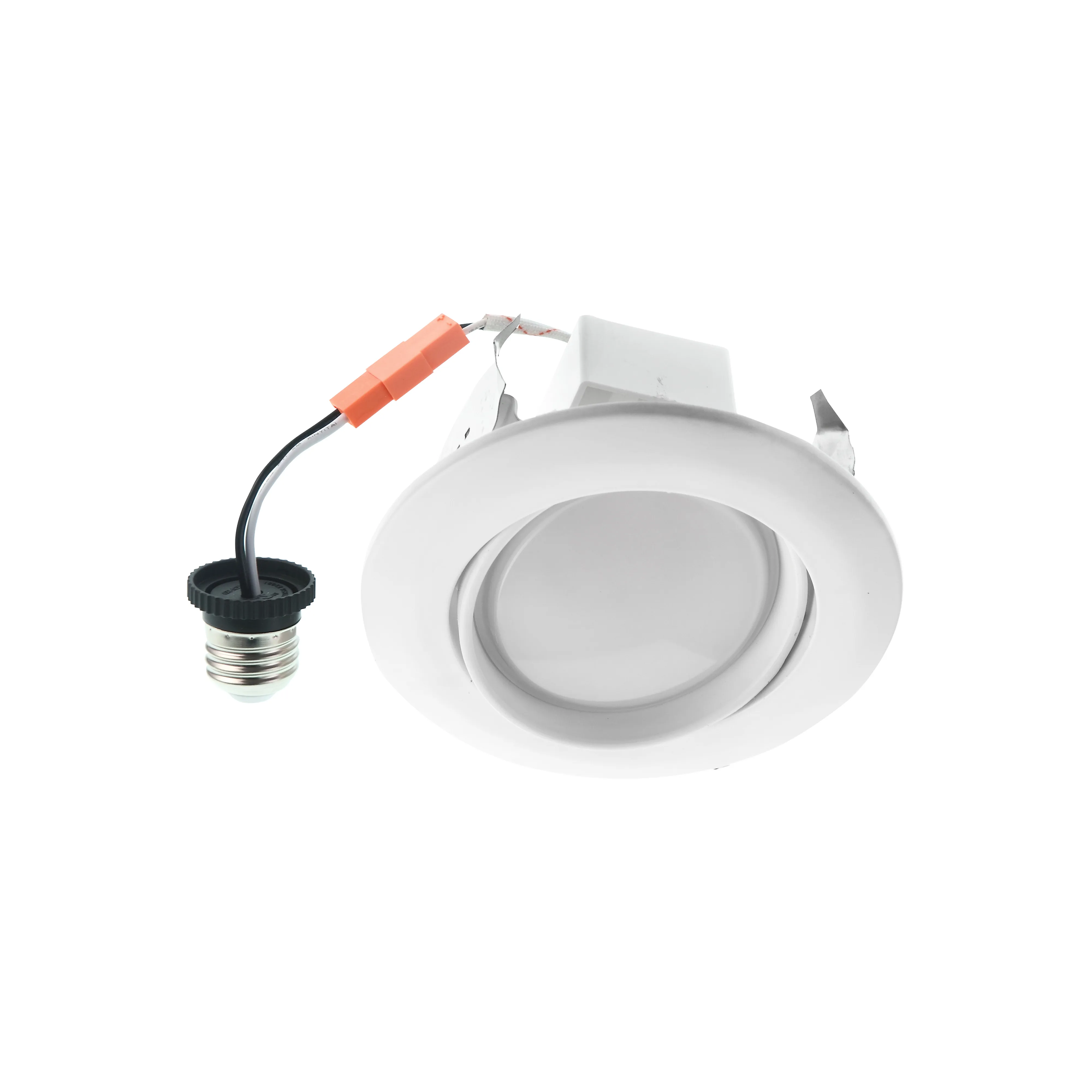 4" 10W Gimbal Retrofit Recessed Downlight - Eyeball Adjustable Spotlight - 740 lumens