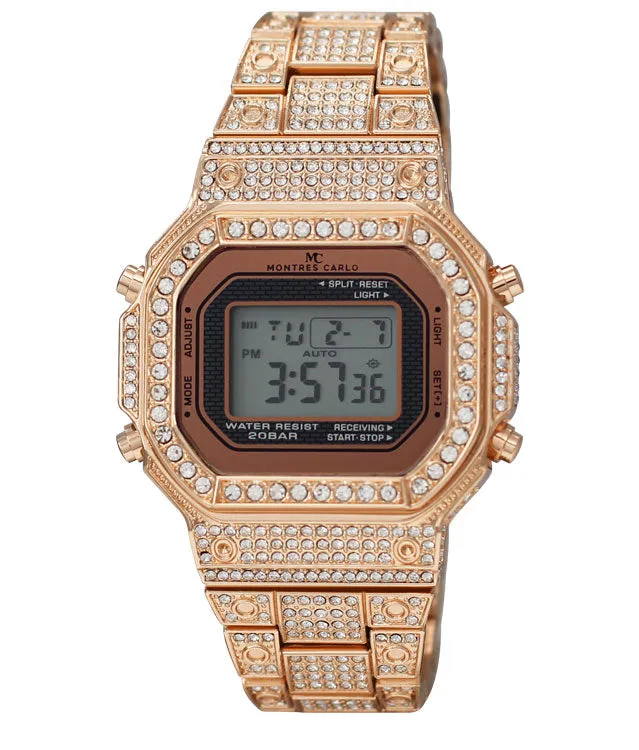 5058 - Iced Digital Watch