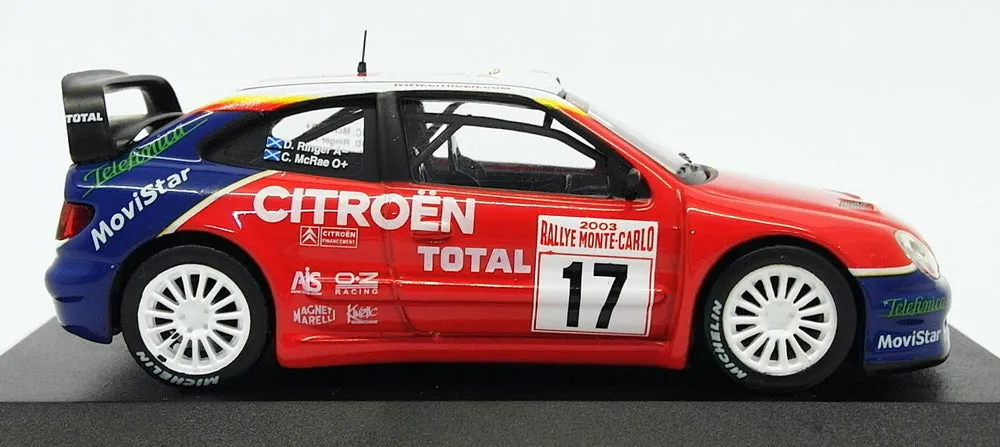 Altaya 1/43 Scale AL31319J - Citroen Xsara WRC - Monte Carlo Rally 2003