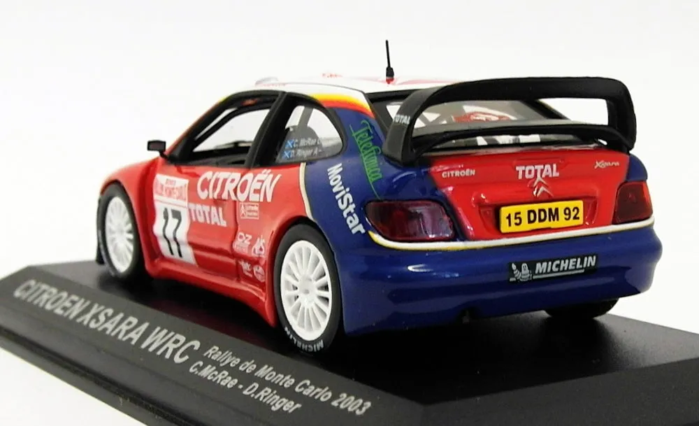 Altaya 1/43 Scale AL31319J - Citroen Xsara WRC - Monte Carlo Rally 2003