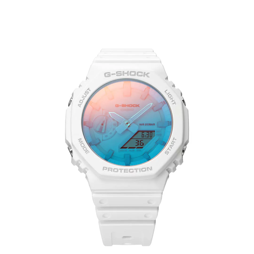 ANALOG DIGITAL WATCH WHITE GA-2100TL-7ACR