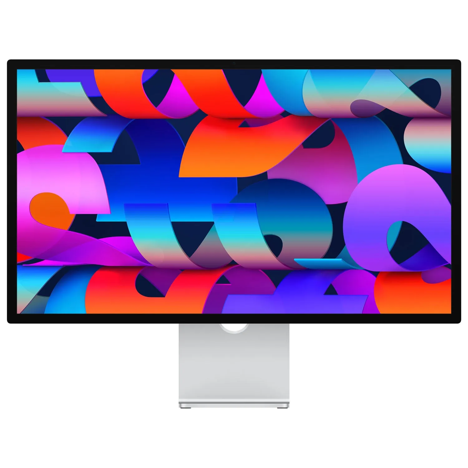 Apple Studio Display 27" 5K Retina Nano-Texture Glass Tilt/Height-Adjustable Monitor (MMYV3VC/A) - Silver