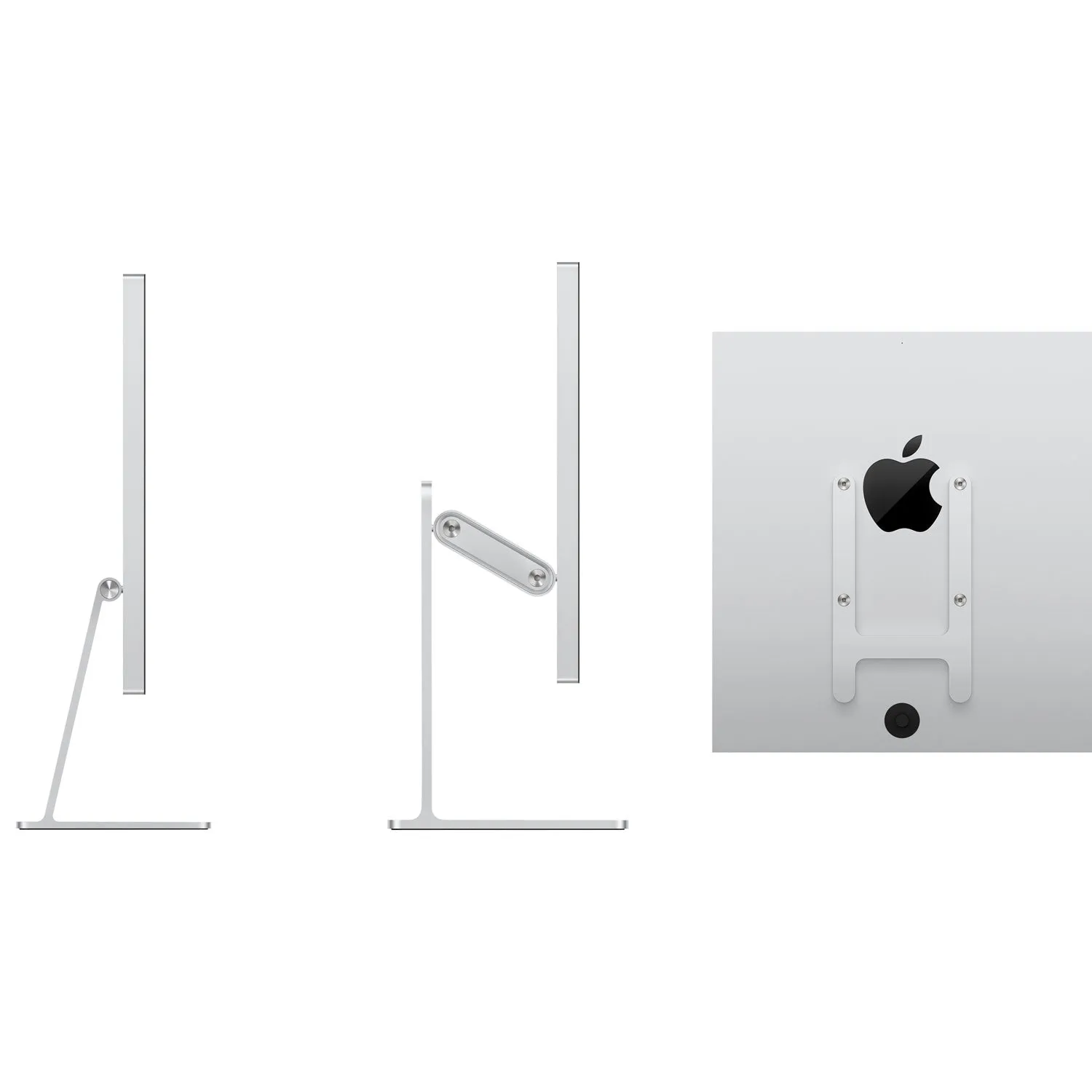 Apple Studio Display 27" 5K Retina Nano-Texture Glass Tilt/Height-Adjustable Monitor (MMYV3VC/A) - Silver