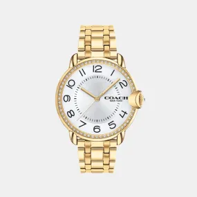 Arden Women Quartz Silver Dial Analog Stainless Steel Watch 14503810