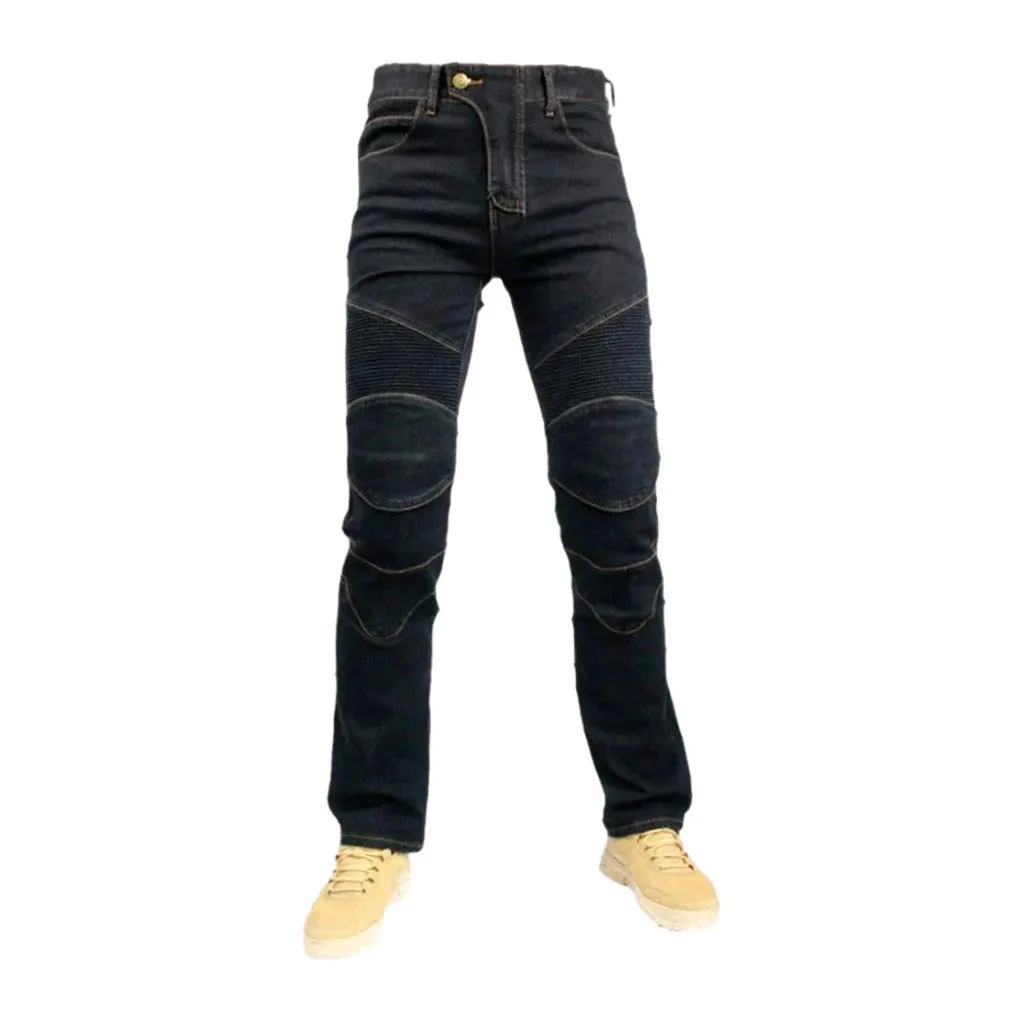 Biker men mid-waist jeans