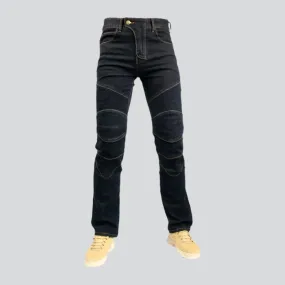 Biker men mid-waist jeans