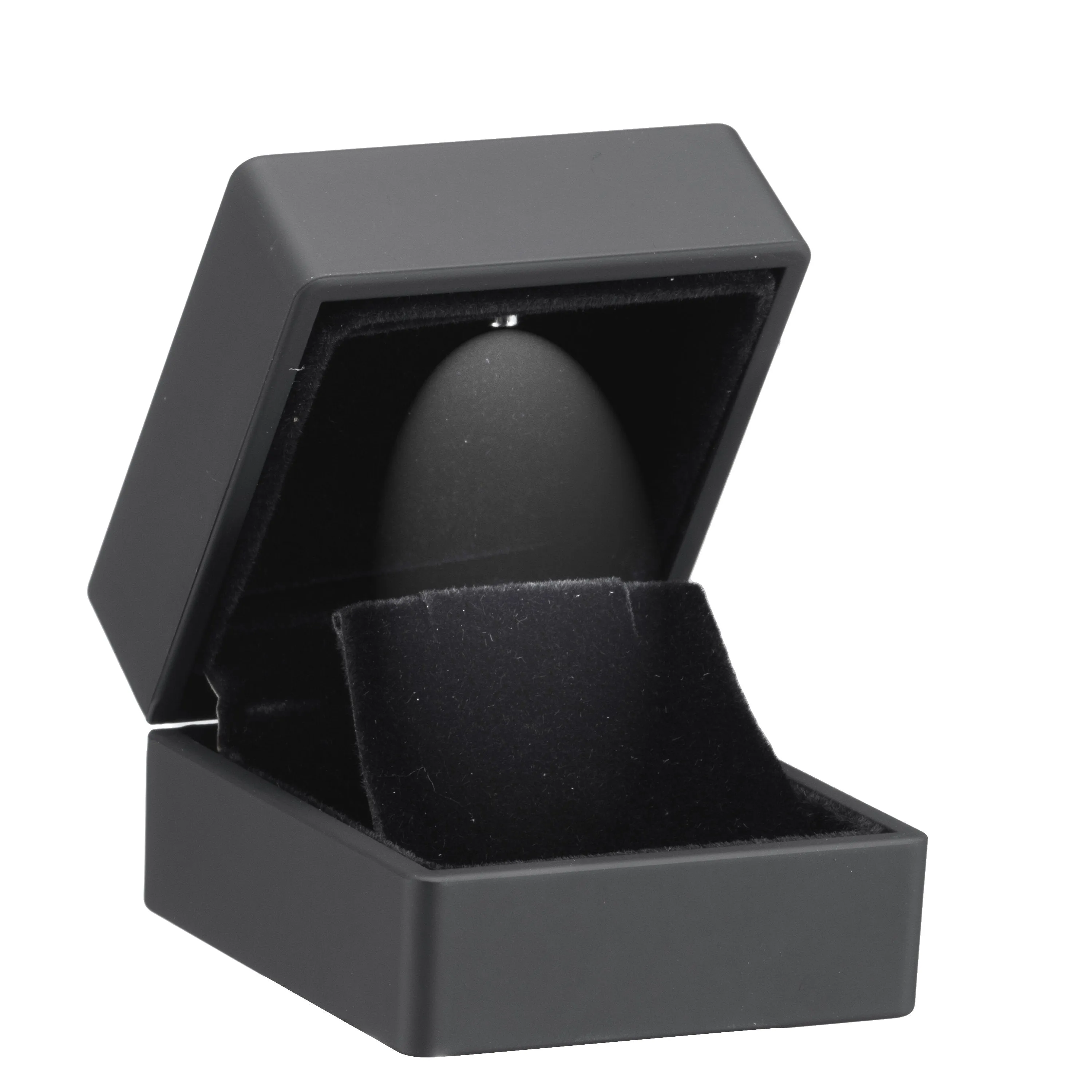 Black LED Small Earring Box