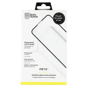 Bodyguardz PRTX Synthetic Glass Screen Protector for iPhone SE (2nd Gen) / 8 / 7