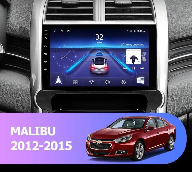 Car Dealz 9" Android 10.0 Chevrolet Holden Malibu 2012-2015 In Dash Plus OEM Fascia