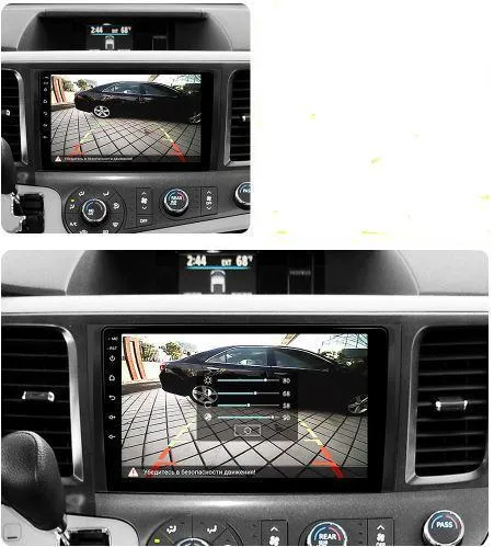 Car Dealz 9" Android 10.0 Toyota Sienna 3 XL30 2010-2014 In Dash Plus OEM Fascia