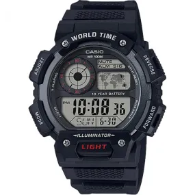 Casio AE1400WH-1A World Time Digital Watch