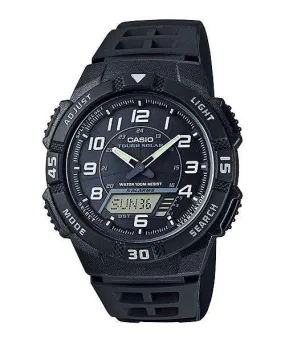 Casio AQ-S800W-1B Black Solar Powered Watch for Men