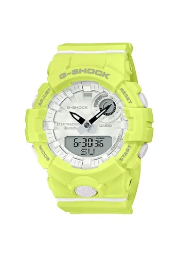 CASIO G-SHOCK for Women Analog-Digital White Dial Women's Watch #GMA-B800-9ADR