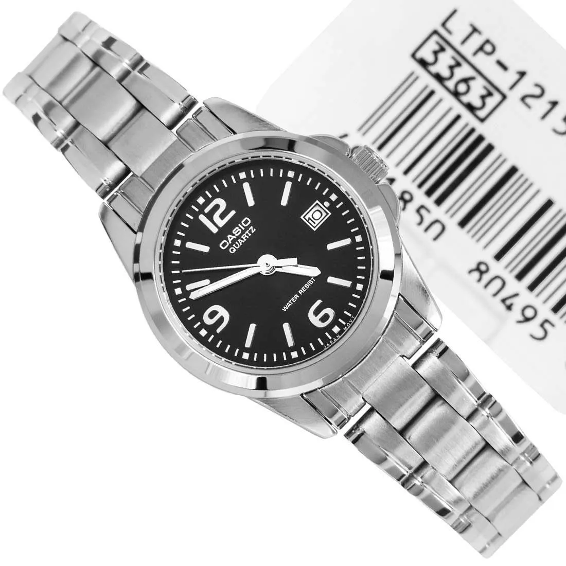 Casio LTP-1215A-1ADF Silver Stainless Steel Strap Watch for Women