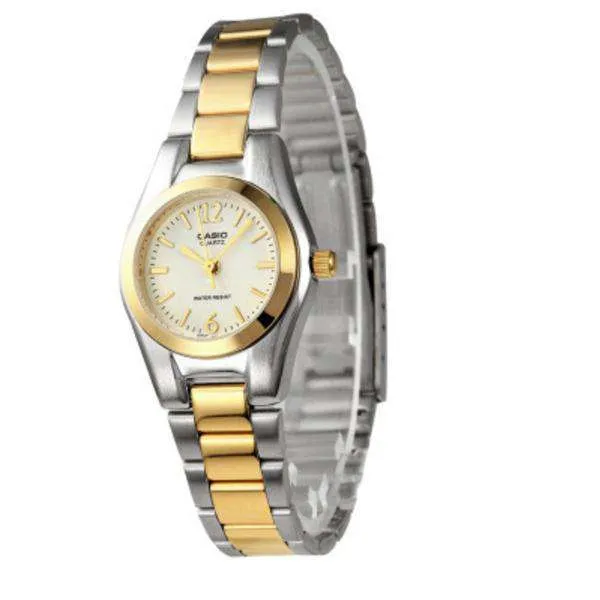 Casio LTP-1253SG-7A Two Tone Stainless Steel Watch for Women