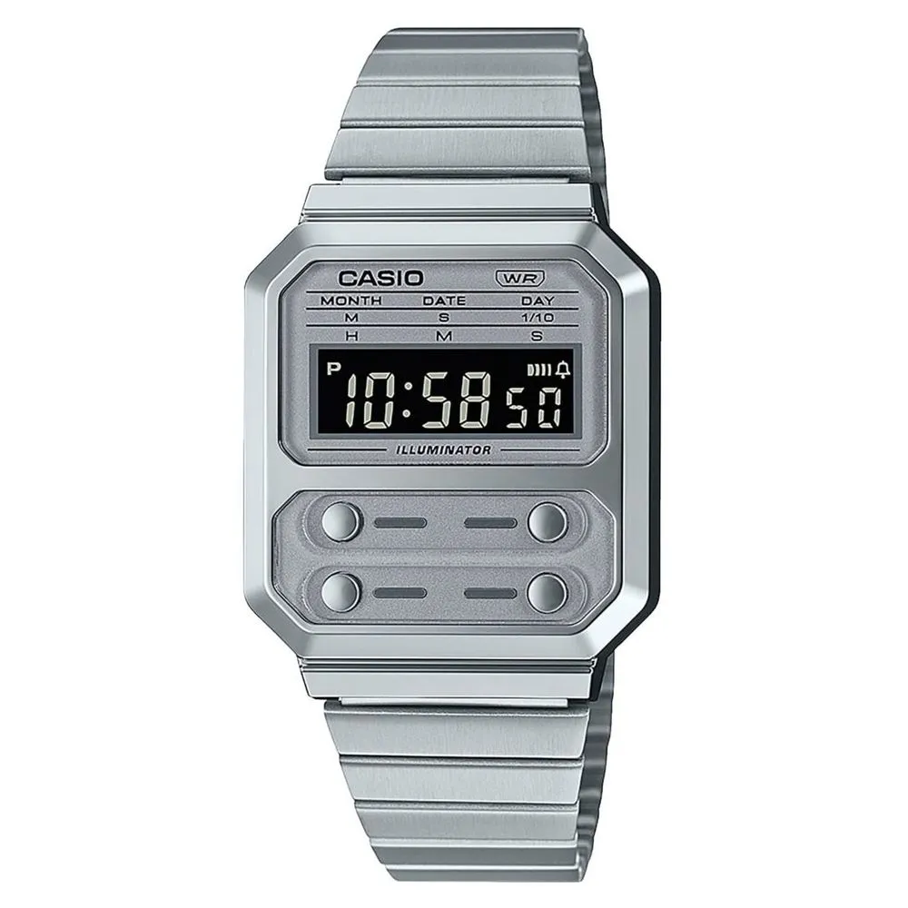 Casio Silver Steel Watch