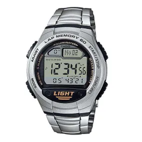 Casio W-734D-1AVDF Silver Stainless Watch for Men