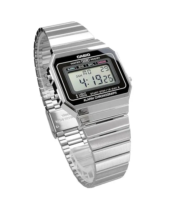 Casio Youth Digital A700W-1A A700W-1 Alarm Quartz Men's Watch