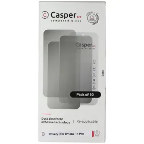 Casper Pro Tempered Glass 10 Pack for Apple iPhone 14 Pro - Privacy