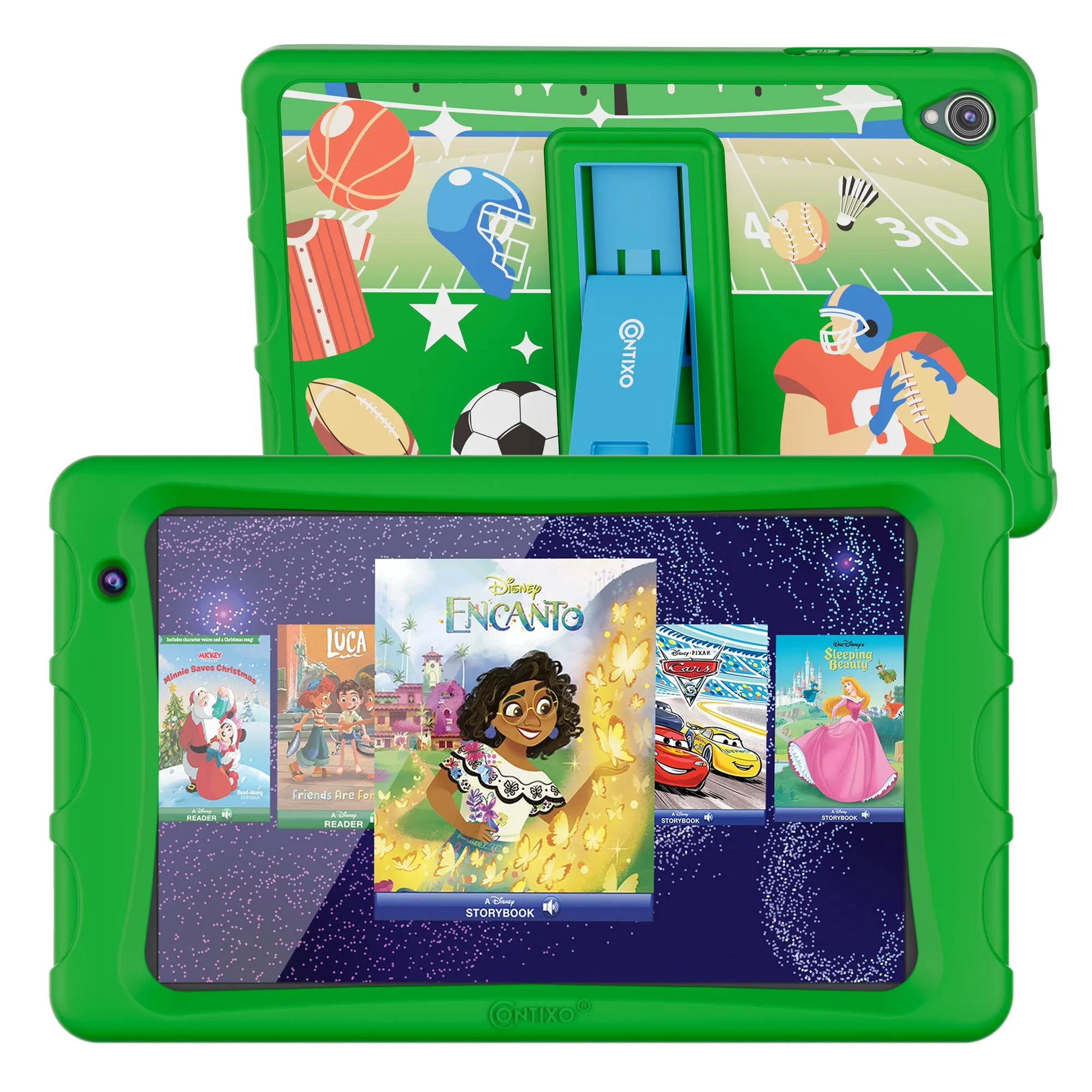 Contixo K80 8-Inch Kids Tablet Featuring 80 Disney eBooks - 2GB   64GB