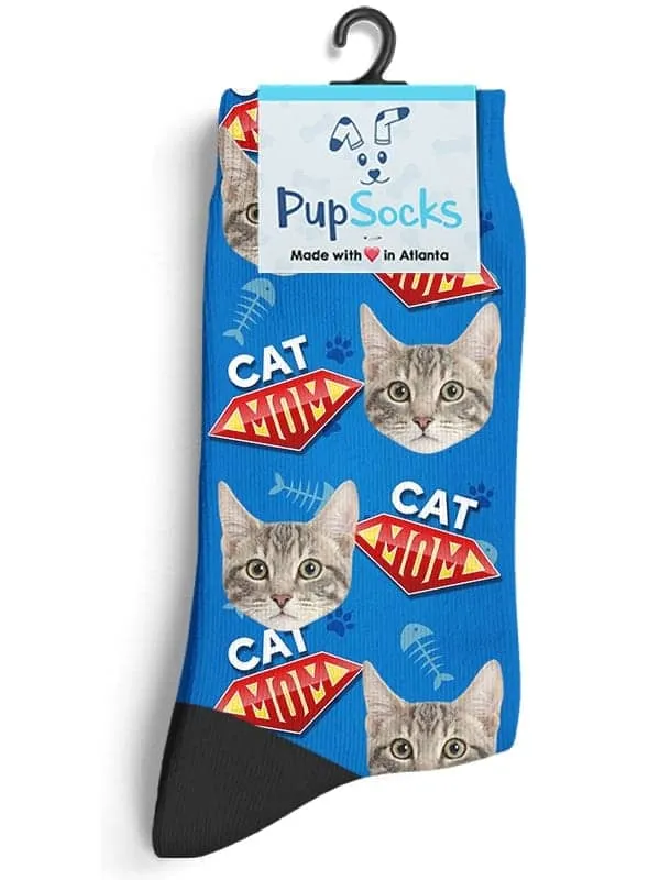 Custom Cat Mom Socks