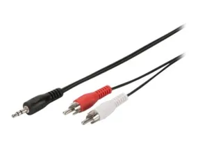 Digitus Audio Adapter Cable - 3.5 Mm Stereo Plug/2X Rca Plug - 1.5 M