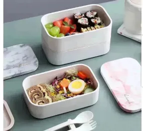 Double Layer Bento Box Japanese lunch Box for Kids Preschool Kindergarten Lunch Box