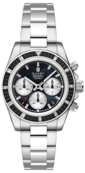 Duxot Accelero Rainbow Chronograph Pearl Silver DX-2064-55