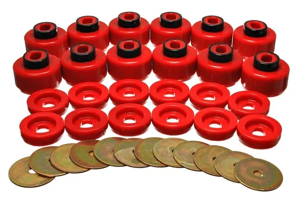 Energy Suspension Body Mount Bushing Set Chevy Tahoe (00-07) Red or Black