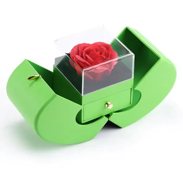 Eternal Flower Box with Necklace & Message