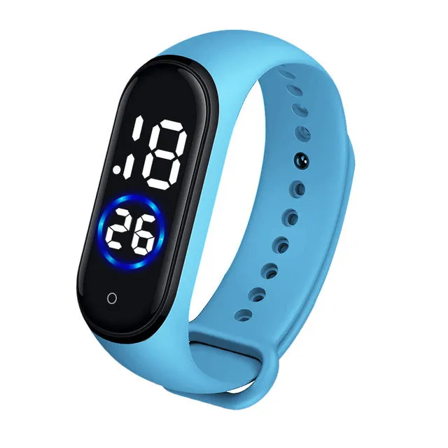 Fashion Women Men Sport Watch Waterproof Digital LED Sports Watches Casual Silicone Band Bracelet Wrist Watch Thanksgiving Gift