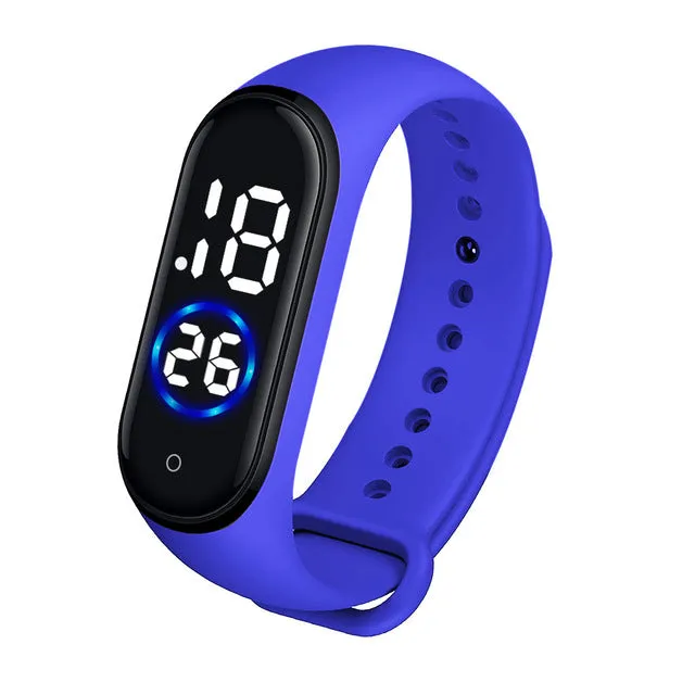 Fashion Women Men Sport Watch Waterproof Digital LED Sports Watches Casual Silicone Band Bracelet Wrist Watch Thanksgiving Gift