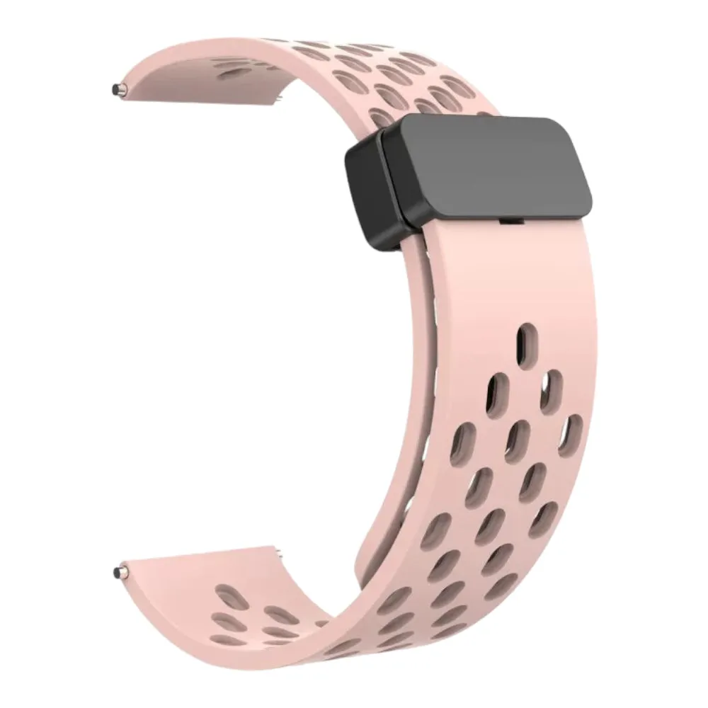 Fitbit Sense compatible Silicone Magnetic Sports Watch Straps