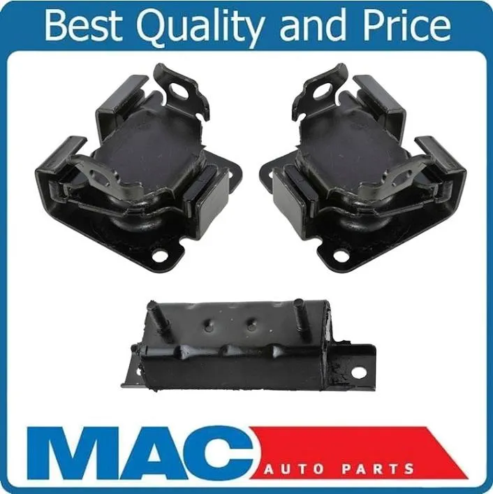 for 96-05 Blazer S10 Pick Up 4.3L 4 Wheel Drive New L R Engine Motor Mounts 3pc