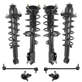 Front & Rear Struts with Sway Bar Links Ball Joints for Toyota Corolla 2014-2016