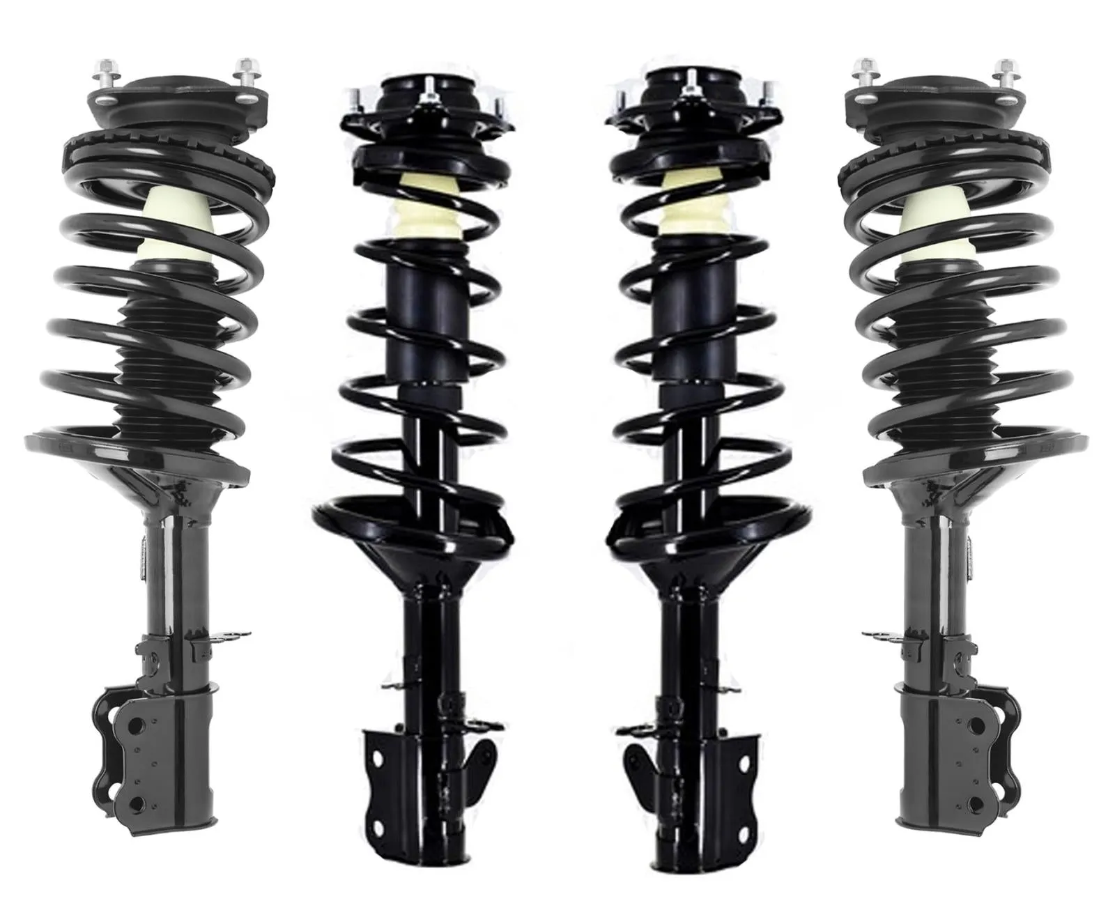 Front and Rear L&R Complete Coil Spring Struts Assemb for Kia Spectra 2001-2004