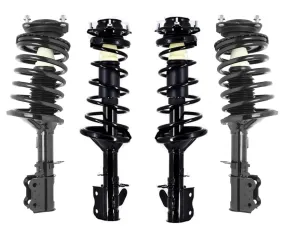 Front and Rear L&R Complete Coil Spring Struts Assemb for Kia Spectra 2001-2004