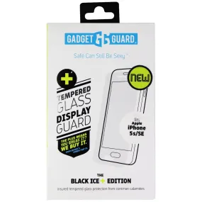 Gadget Guard (Black Ice ) Tempered Glass for Apple iPhone 5s / 5 / 5 SE (1st)