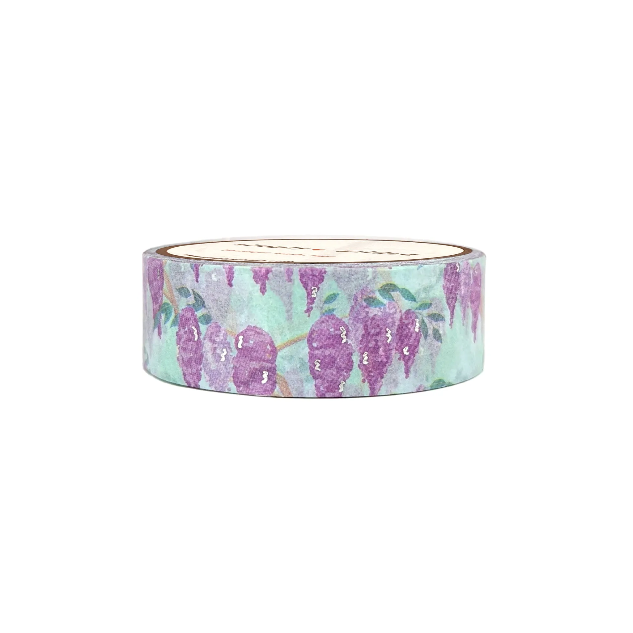 Gildedton Wisteria washi (15mm   silver foil)