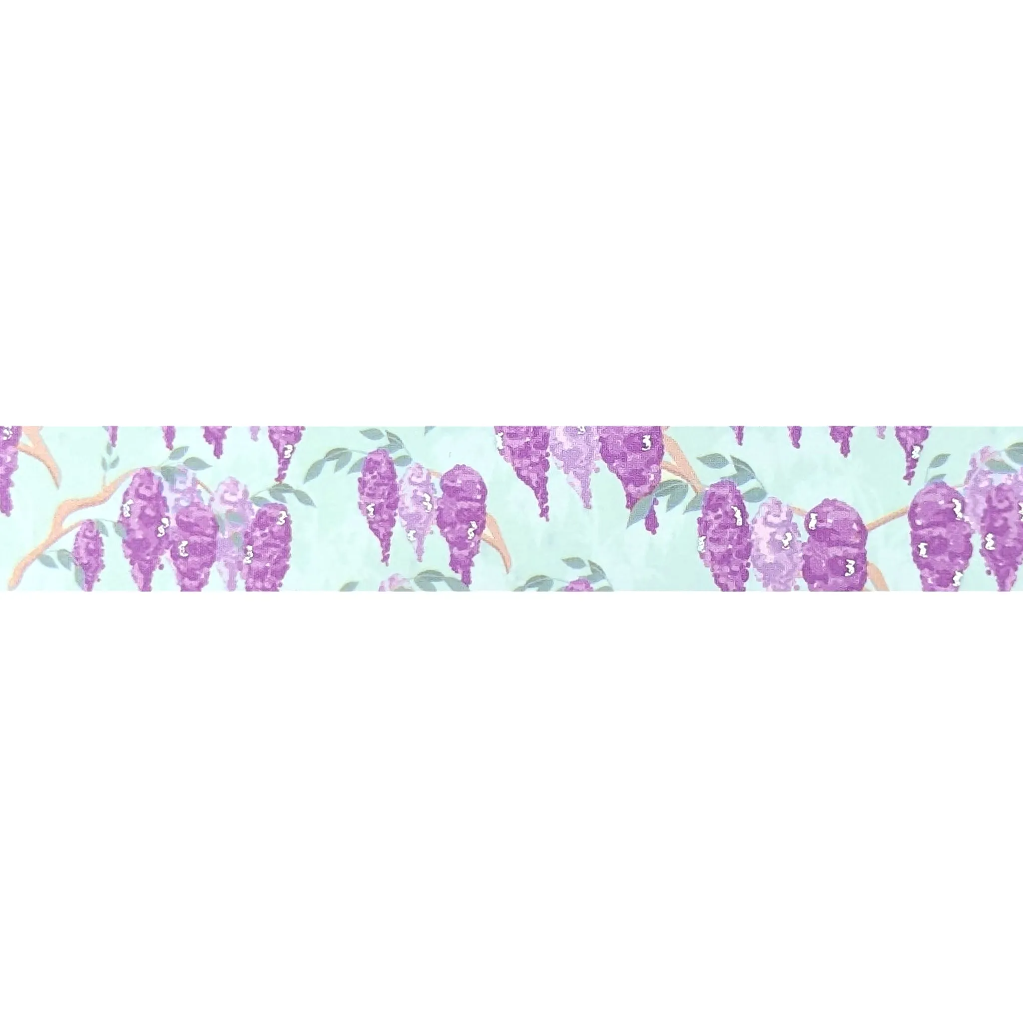 Gildedton Wisteria washi (15mm   silver foil)