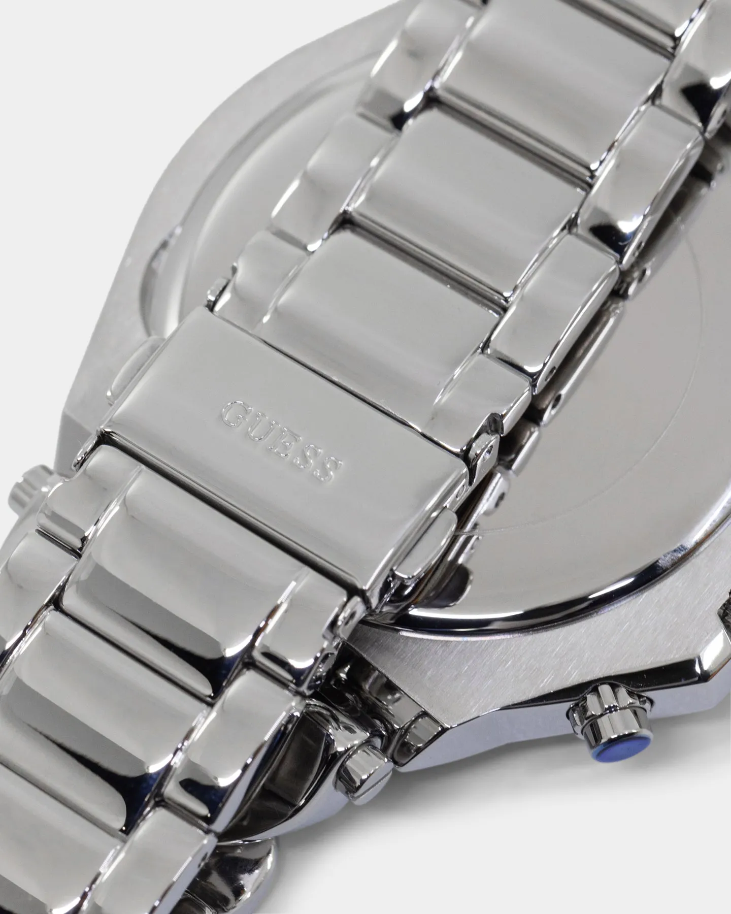 Guess Mainline Baron Silver Watch Silver