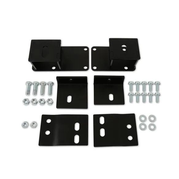 Hooker BlackHeart Blackheart Motor Mount - Bolt-On - Black - Mopar Gen III Hemi - Dodge W100/W150 1972-93