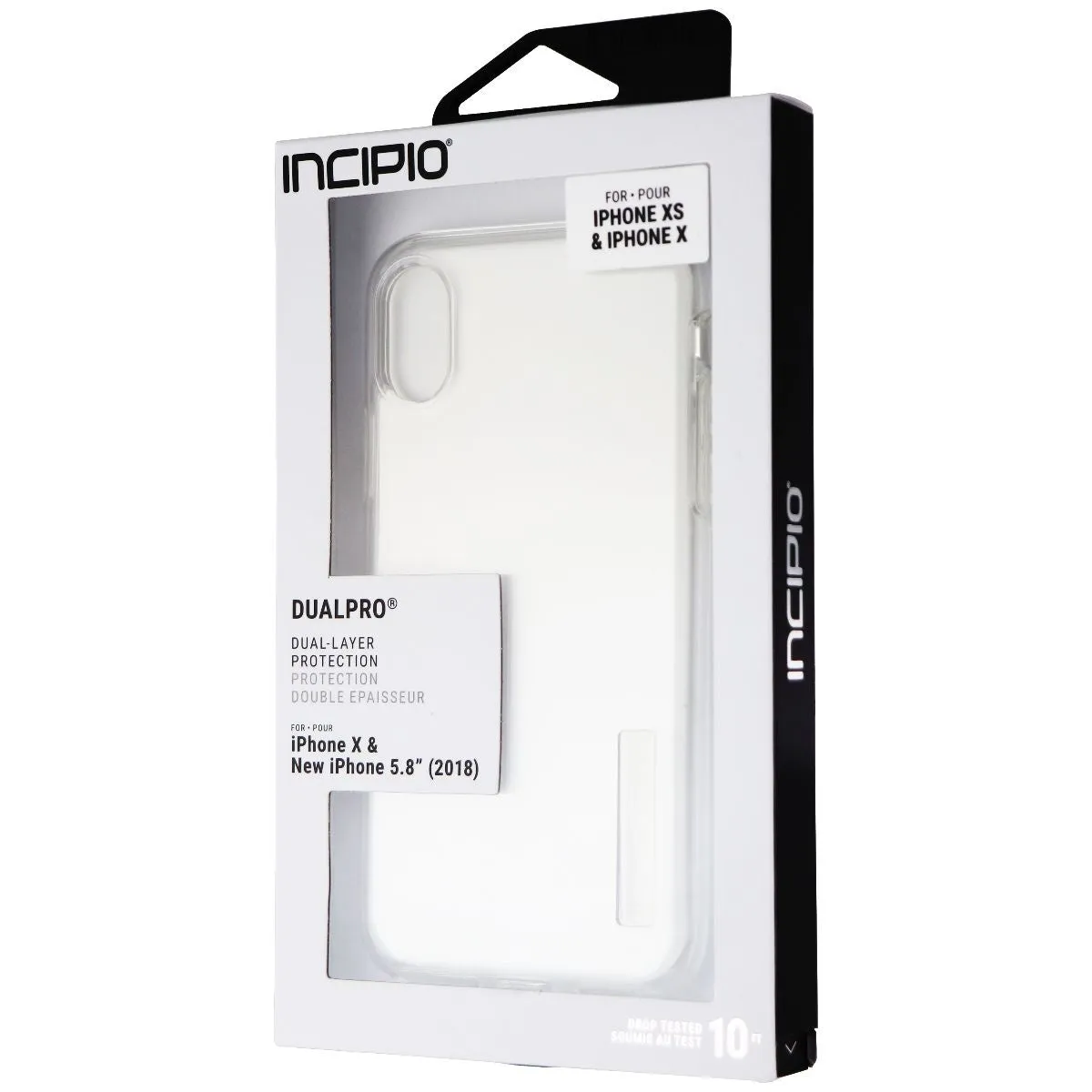 Incipio DualPro Series Case for Apple iPhone Xs and iPhone X - Clear